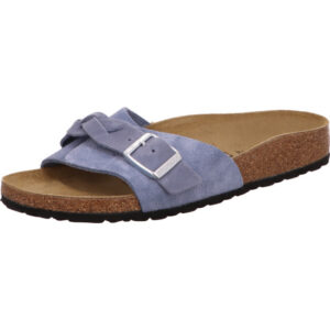 Birkenstock Pula Pantolette mit einer Schnalle mit Verzierung