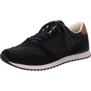 Lloyd Herrensneaker Edmond blau mit heller Sohle
