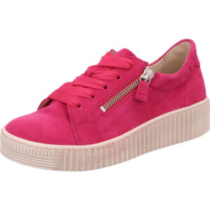 Gabor Halbschuh Damen pink mit weißer Sohle