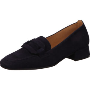 Gabor Loafer Damen schwarz mit schwarzer Sohle und Schnalle