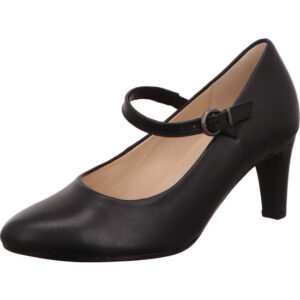 Gabor Pumps Damen mit Schnalle schwarz und schwarzer Sohle