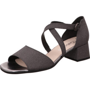 Gabor Sandalette grau mit grauer Sohle