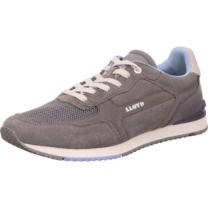 Llloyd Eglio herrensneaker graun nubuk mesh mit heller Sohle
