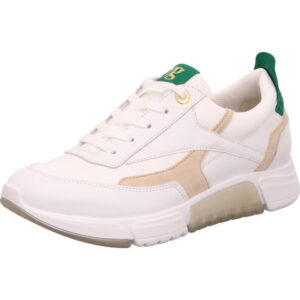 Paul green Damen Sneaker weiß mit lachs und beige