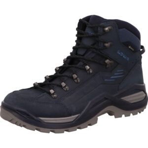 Lowa Renegade EVO GTX Herrenschuh hoch blau kombi mit dunkler Sohle