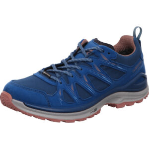 Lowa Innox Evo II GTX Damenschuh tief blau rosa kombi mit heller Sohle mit gore-tex