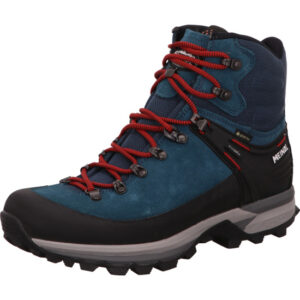 Meindl Air revolution hoher Herren Wanderschuh balu mit roten Schnürsenkel Gürtelrand und heller Sohle