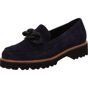 Gabor Loafer Damen dunkelblau mit schwarzer Sohle