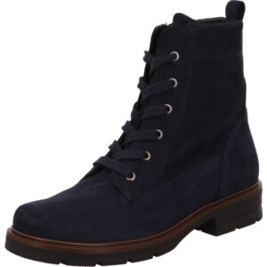 Gabor Stiefelette Damen dunkelblau mit schwarzer Sohle