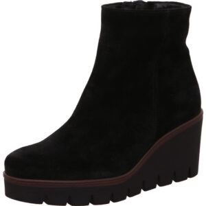 Gabor Damen Stiefelette schwarz mit schwarzer Sohle
