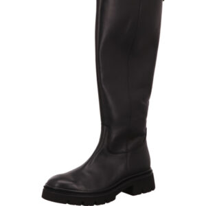 Gabor Stiefel hoch schwarz mit schwarzer Sohle