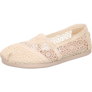 Toms beige mit Muster mit beiger Sohle