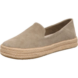 Toms slip in creme mit brauner Sohle