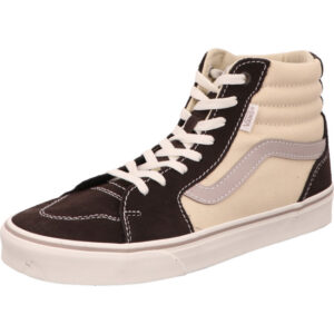 Vans Filmore Hi hoher Schuh beige braun mit lila  Vans Streifen