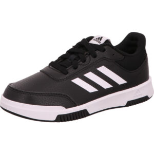 Adidas Tensaur Sport 2.0 K Kinder Sneaker schwarz mit weißen Streifen und weißer Sohle