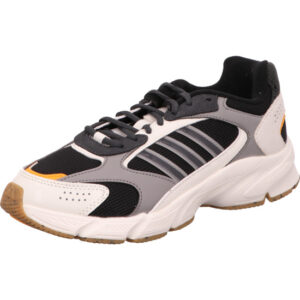 Adidas Crazy Chaos Damen Sneaker beige weiß silber mit dunklen Streifen und heller Sohle
