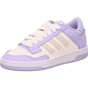 Adidas Papid Court Low Sneaker weiß lila mit heller Sohle
