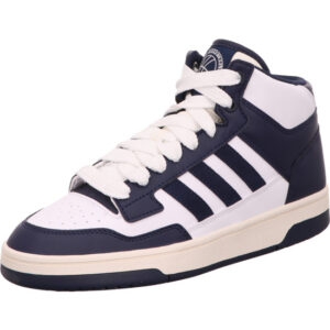 Adidas Papid Court Mid Sneaker weiß blau mit heller Sohle