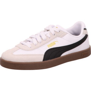 Puma Club II Era Sneaker weiß mit Nubukkappe vorn
