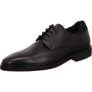 LLoyd Derby feiner herrenschuh schwarz leder