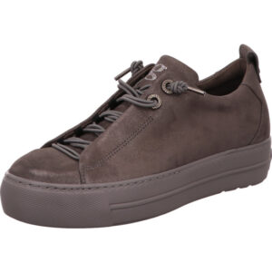 Paul Green Damen sneaker dunkelsilbrig mit grauer Plateausohle