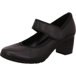 Gabor Pumps mit Klettverschluss schwarz mit schwarzem Absatz