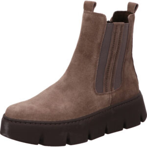Gabor Stiefelette Damen grau mit schwarzer Sohle