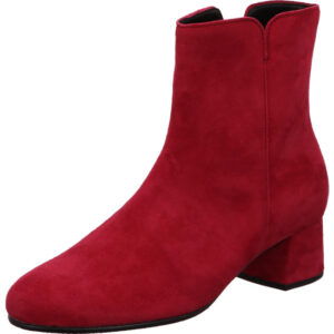 Gabor Stiefelette Damen rot mit rotem Absatz