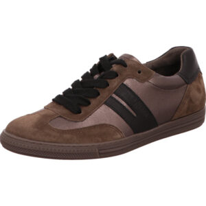 Paul Green Damen Sneaker braun bronze mit schwarz und brauner Sohle