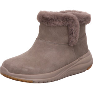 Skechers on the go stellar Damen winter boot futter  beige mit beiger Sohle