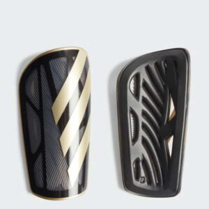 Adidas Schienbeinschoner schwarz mit goldenen Streifen