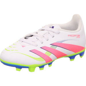 Adidas Jugend Fußballschuh Predator Club mit Stollensohle Farbe weiß gelb pink