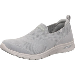 Skechers Arch Fit 2 Cascade Damen Slipper grau mit heller Sohle