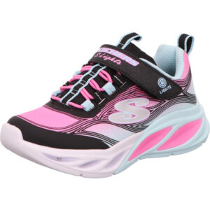 Skechers Cosmic glow Kinder sportlicher Schuh mit einem Klett pink
