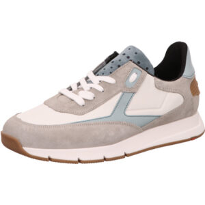 Lloyd Herren Sneaker beige blau grau Schnürer mit heller Sohle