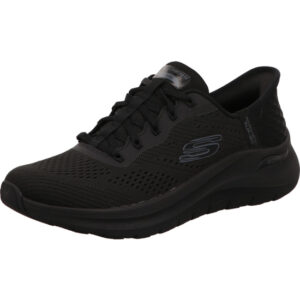 Skechers Arch Fit 2 Easy Chic Schnürer komplett schwarz