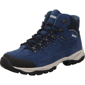 Meindl Yukatan lady mid gtx hoher Damen Wanderschuh blau mit heller Sohle