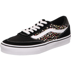 vans damen sneaker blumon optik schwarz. weisses logo