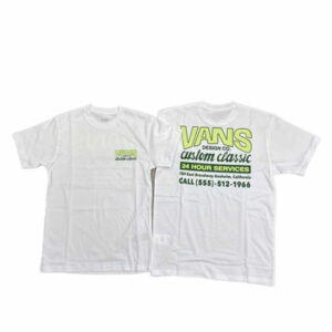 Van T-Shirt weiß mit gelb schwarzem Motiv