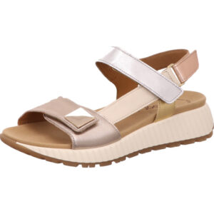 Gabor Sandalette Damen rosé mit weißer Sohle