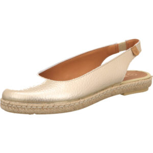 Verbenas Damen slip in hinten offen rosé mit brauner Sohle