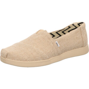 Toms slip in beige mit beiger Sohle
