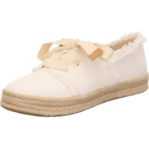 Toms Sneaker weiß mit brauner Sohle