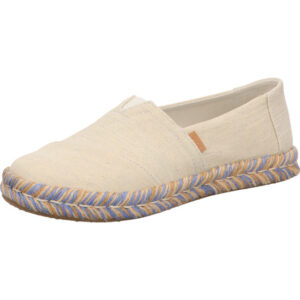 Toms slip in beige mit bunter Sohle