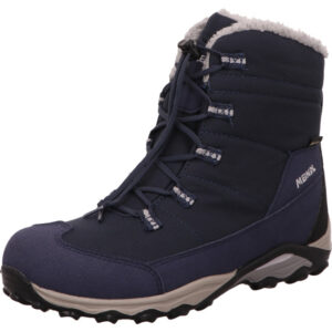 Meindl Yolup Junior GTX Kinder hoher Winterschuh mit Fell oben und heller Sohle