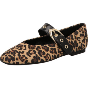 Gabor Sandalette Damen schwarz Leoprint kombi