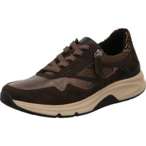 Gabor Comfort Samt/ Mesh/ Met/ Giraffe Damen Halbschuhe Mehrweite