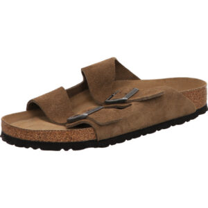 Birkenstock Arizona zwei Schnallen braun Nubukleder