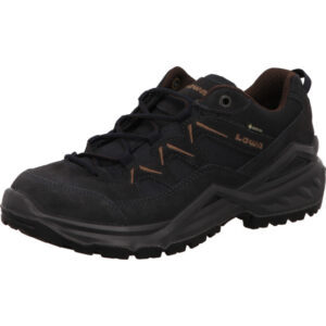 Lowa Sirkos Lo GTX Herren Wanderhalbschuh blau mit braun und Goretex