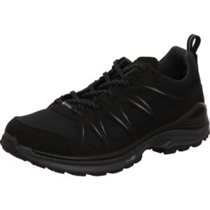 Lowa Innox Evo II GTX Herren Wander Halbschuh mit Mesh in ganz schwarz mit gore-tex